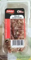 Mängden socker i Hilos de jamón curado