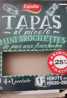Mängden socker i Tapas mini brochettes