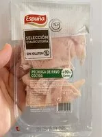 Mängden socker i Pechuga de pavo cocida