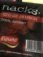 Mängden socker i Chorizo De Jamon Espuña Snacks 50GR