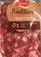 Mängden socker i Tradition saucisson