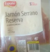 Mängden socker i Jamón serrano reserva