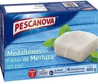 Mängden socker i Medallones de filetes de merluza sin piel