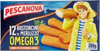 Mängden socker i Bastoncini di merluzzo omega impanati e surgelati