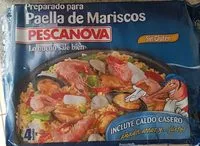 Mängden socker i Paella de mariscos