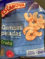 Mängden socker i Gambas peladas crudas