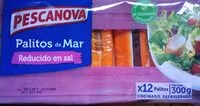 Mängden socker i Palitos de mar Pescanova