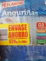 Mängden socker i Angurinas de surimi