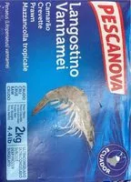 Mängden socker i Langostino Vannamei