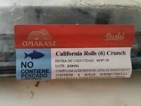 Mängden socker i California rolls crunch