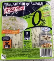 Mängden socker i Tallarines de surimi