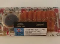 Mängden socker i Sashimis de salmón
