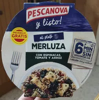 Mängden socker i Merluza con espinacas, tomate y arroz