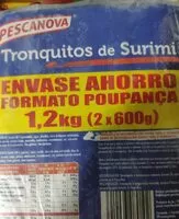 Mängden socker i Tronquitos de surimi
