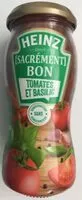 Mängden socker i Sacrement bon Tomates Basilic