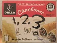 Mängden socker i Placas precocidas para canelones