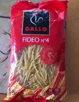 Mängden socker i Pâtes fideo