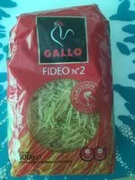 Mängden socker i Fideos nº 2 paquete 500 g