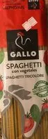 Mängden socker i Gallo Spaguetti VEGET.500
