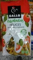 Mängden socker i Ensaladas hélices
