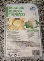 Mängden socker i Media luna requeson y espinacas