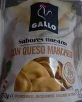 Mängden socker i Pasta fresca gallo con queso manchego