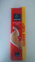 Mängden socker i Gallo Spaguetti Nº3
