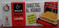 Mängden socker i Placas Precocidas Para Lasaña