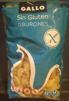 Mängden socker i Tiburones sin gluten