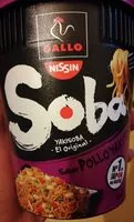 Mängden socker i Soba poulet yakitori
