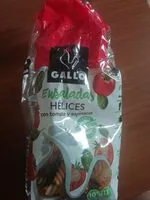 Mängden socker i Hélices con tomate y espinacas