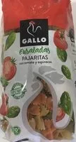 Mängden socker i Pajaritas con tomate y espinacas