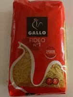 Mängden socker i Pasta fideo Numero 1