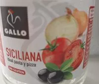 Mängden socker i Salsa Siciliana Gallo