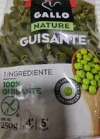 Mängden socker i Macarrones de guisante