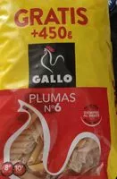 Mängden socker i Pasta plumas N 6