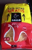 Mängden socker i Fideo