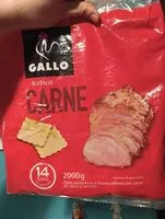 Mängden socker i Gallo ravioli carne