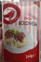 Mängden socker i Salsa boloñesa Auchan