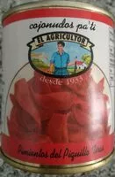 Mängden socker i Pimientos del piquillo tiras