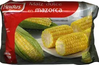 Mängden socker i Maíz dulce en mazorca congelado "Findus"