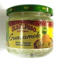 Mängden socker i Guacamole Mild Purée à l'avocat finement épicée