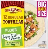 Mängden socker i Paso Regular Super Soft Flour Tortillas Family Pack x12