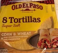 Mängden socker i 8 Soft Tortillas Corn