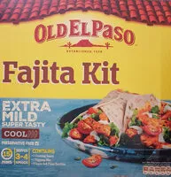 Mängden socker i Old El Paso Extra Mild Fajita Kit 476G