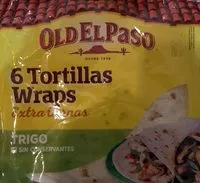 Mängden socker i Tortillas de trigo