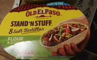 Mängden socker i Stand 'N Stuff Soft Tortillas Flour