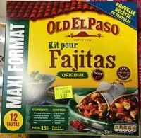 Mängden socker i Kit pour Fajitas Original (maxi format)