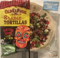 Mängden socker i 8 Large Tortillas