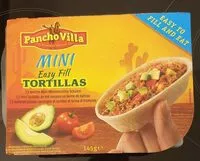 Mängden socker i Mini Tortillas